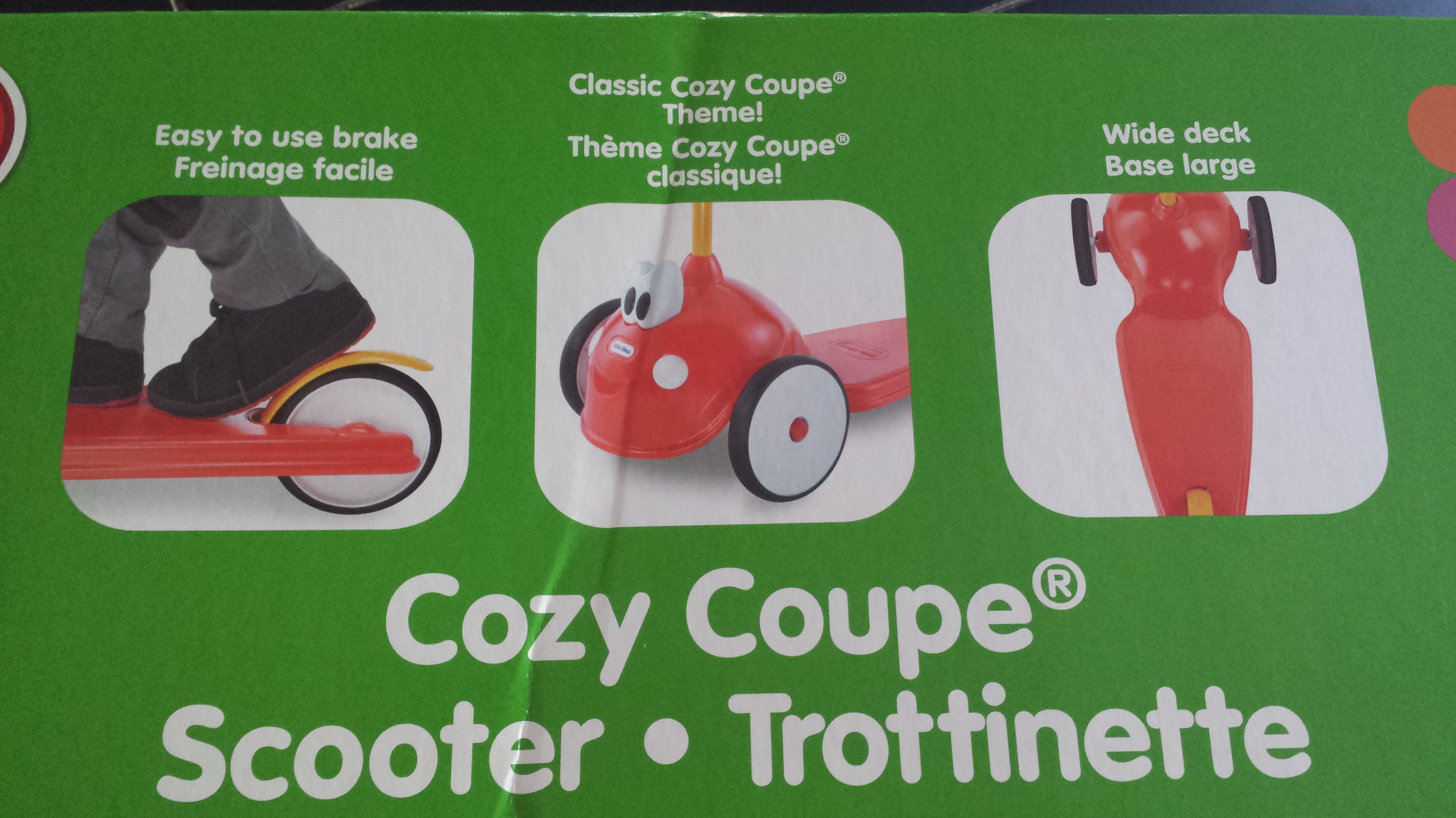 Cozy store coupe scooter