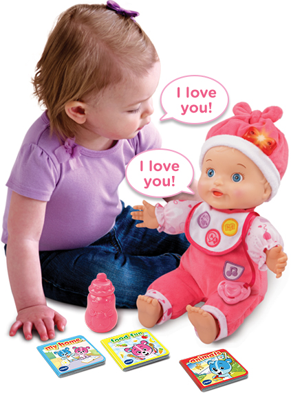vtech baby amaze learn to talk and read baby doll