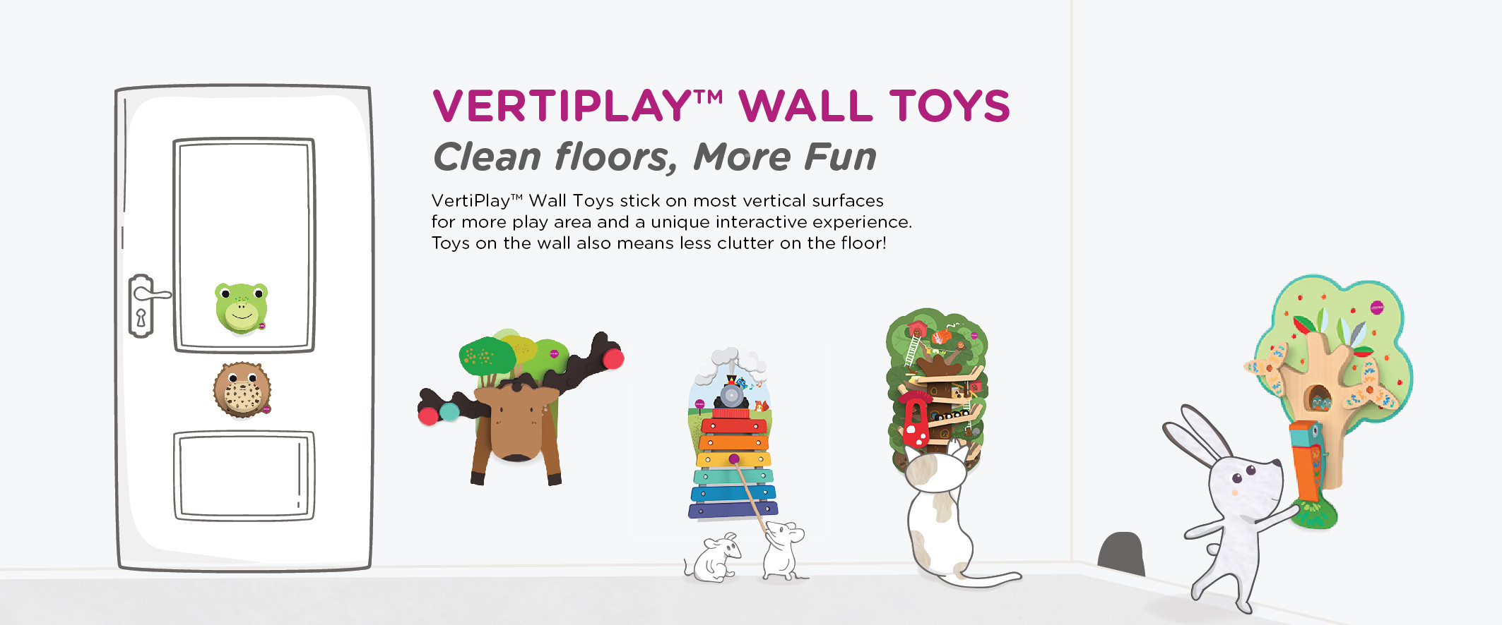 vertiplay wall toys