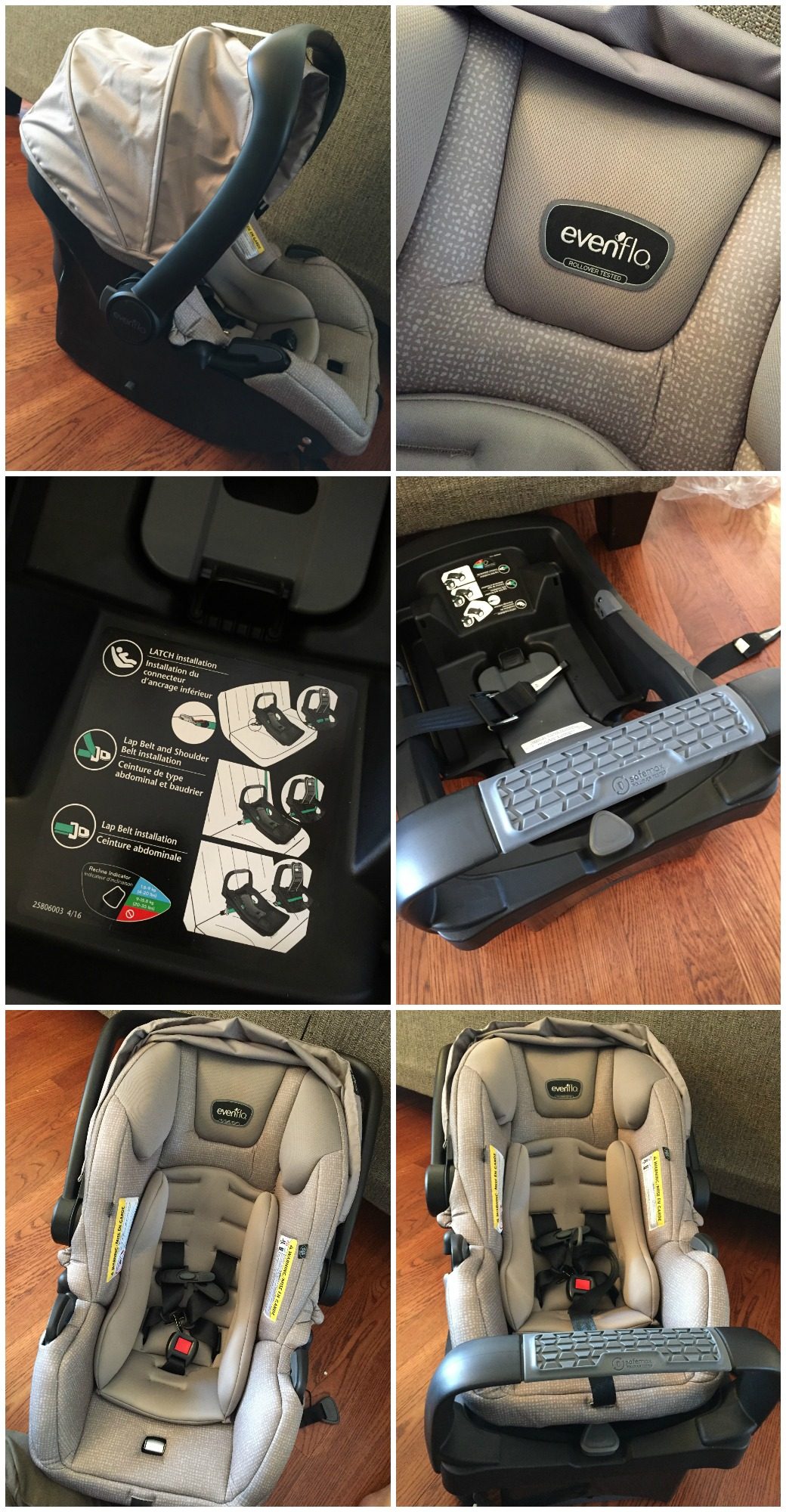 evenflo pivot modular car seat