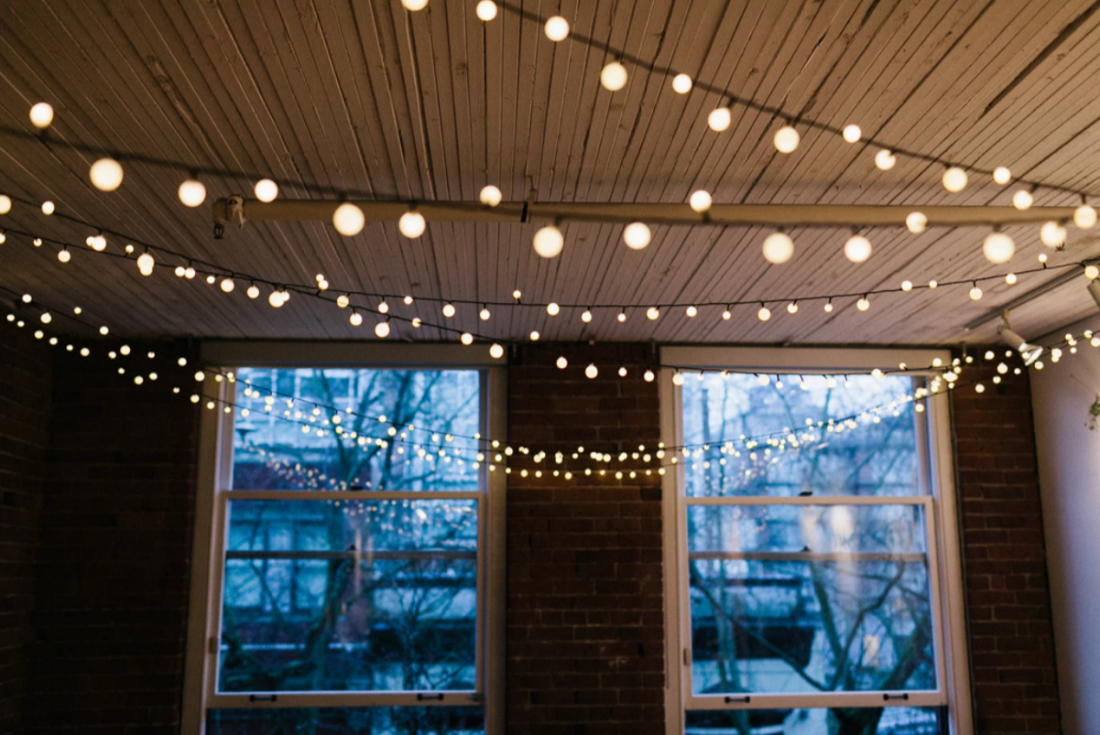 string lights for living room ceiling