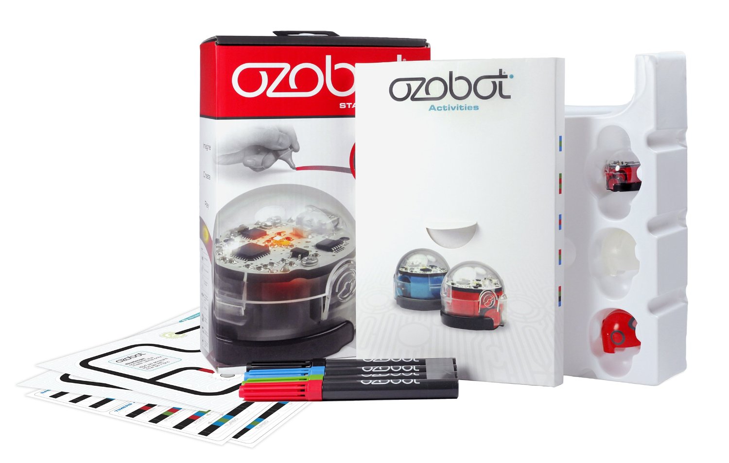 Ozobot Line Following Markers, 4-pack - Washable
