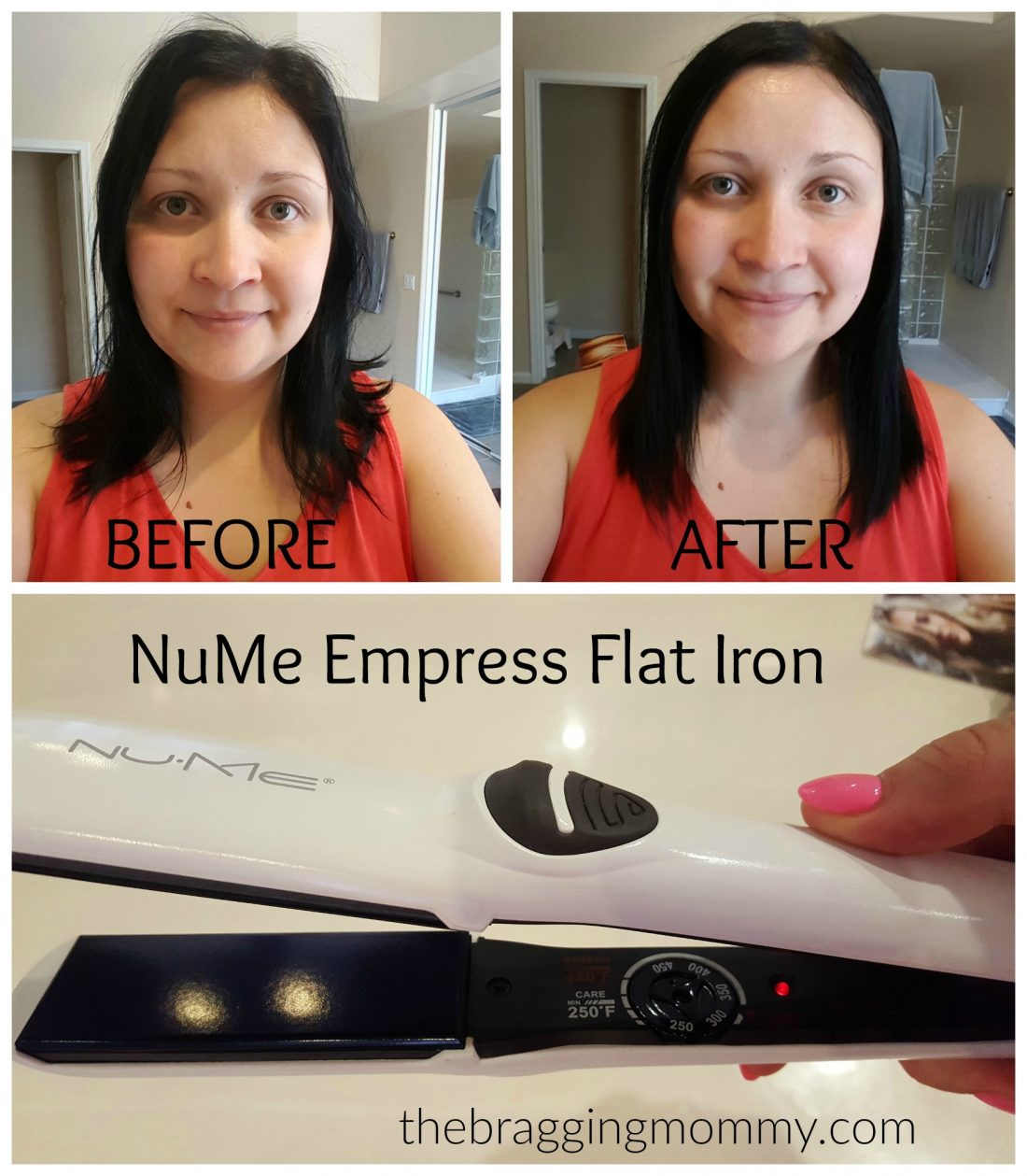 NuMe Empress FlatIron Before&After2