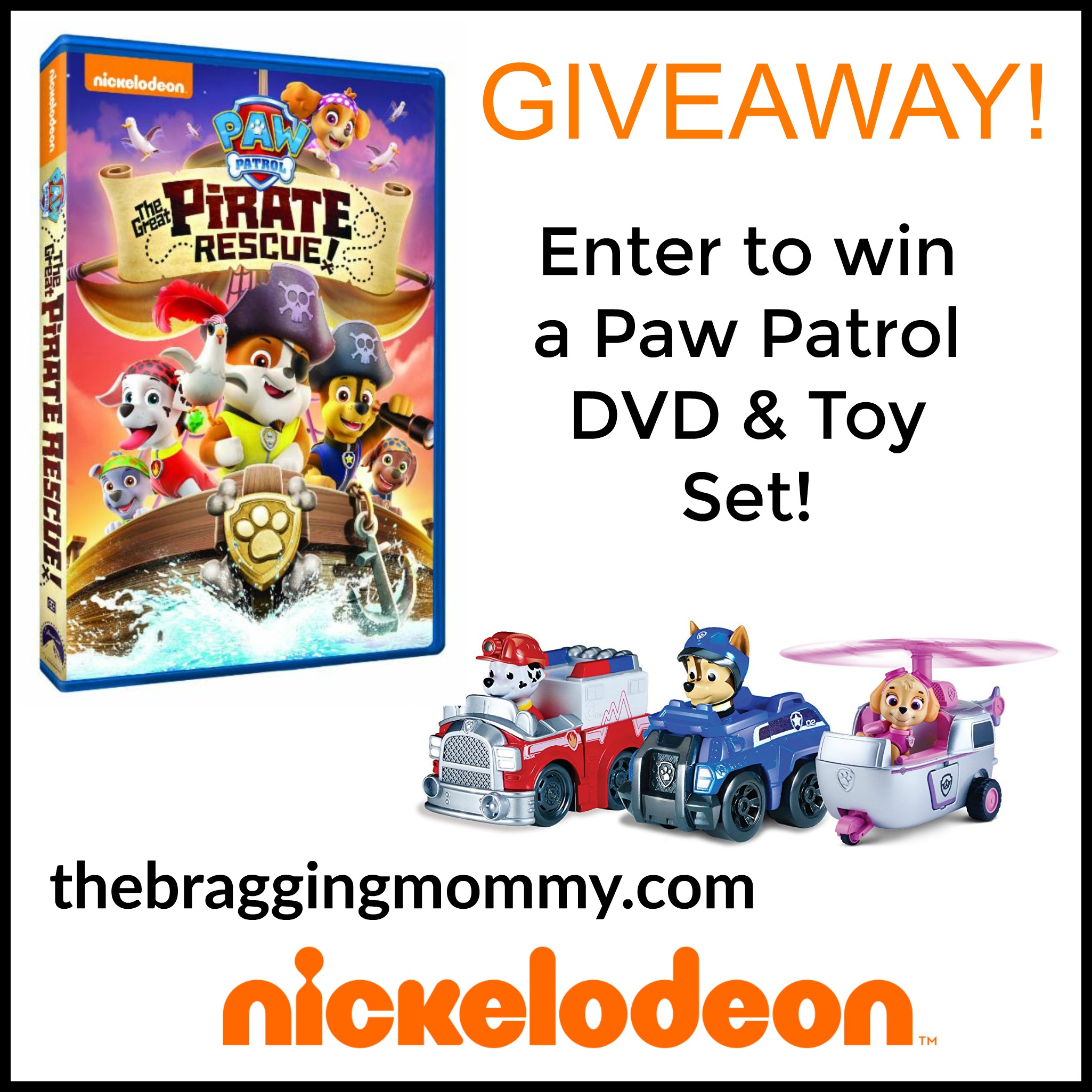 paw patrol pirate vehicles